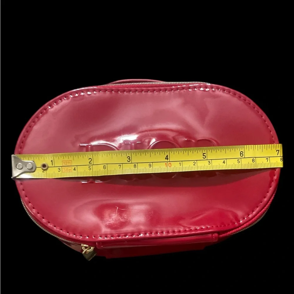 New w/Box Dior Red GWP Patent Hard Sided Makeup Case/ Clutch - Picture 3 of 7